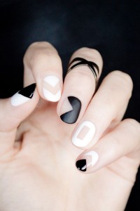 Best Geometric Nail Art via www.saltyblonde.com