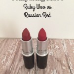 Macs Ruby Woo vs Russian Red