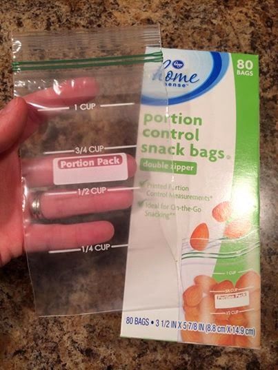 portion control baggie