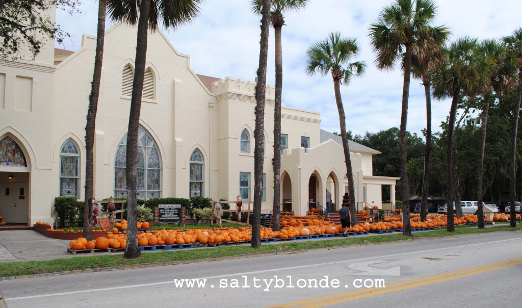 St Augustine Church with Pumpkins