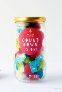 Advent Calendar in a Jar