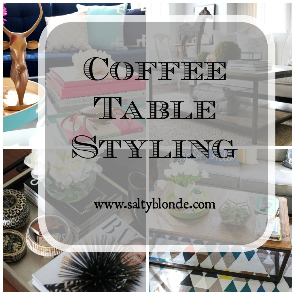 Coffee Table Styling via www.saltyblonde.com