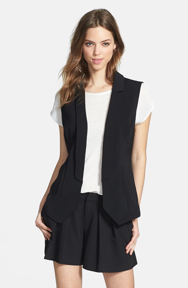 Halogen Sleeveless Jacket via SaltyBlonde.com