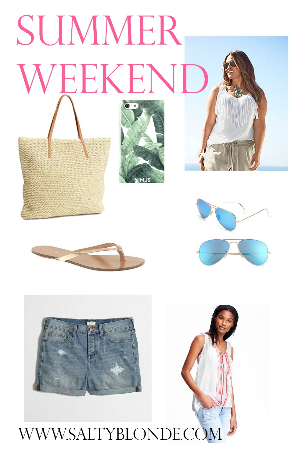Summer Weekend Outfit Inspiration - Salty Blonde