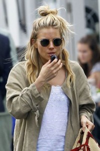 Sienna Miller Top Knot