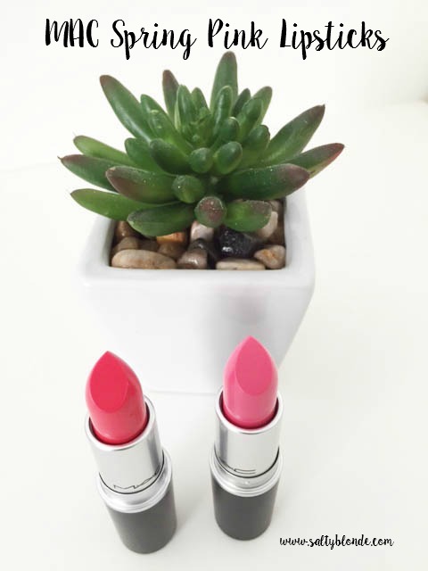 MAC Spring Pink Lipsticks