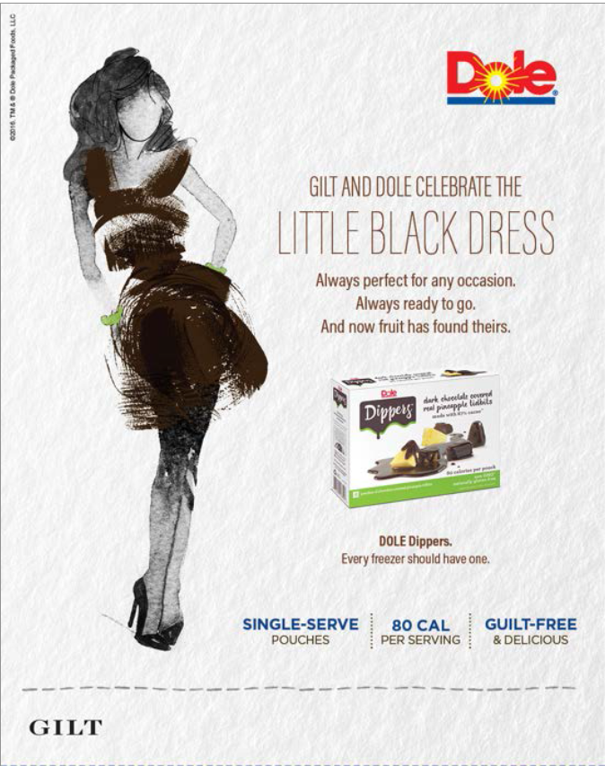 Dole Dippers Gilt sweepstakes