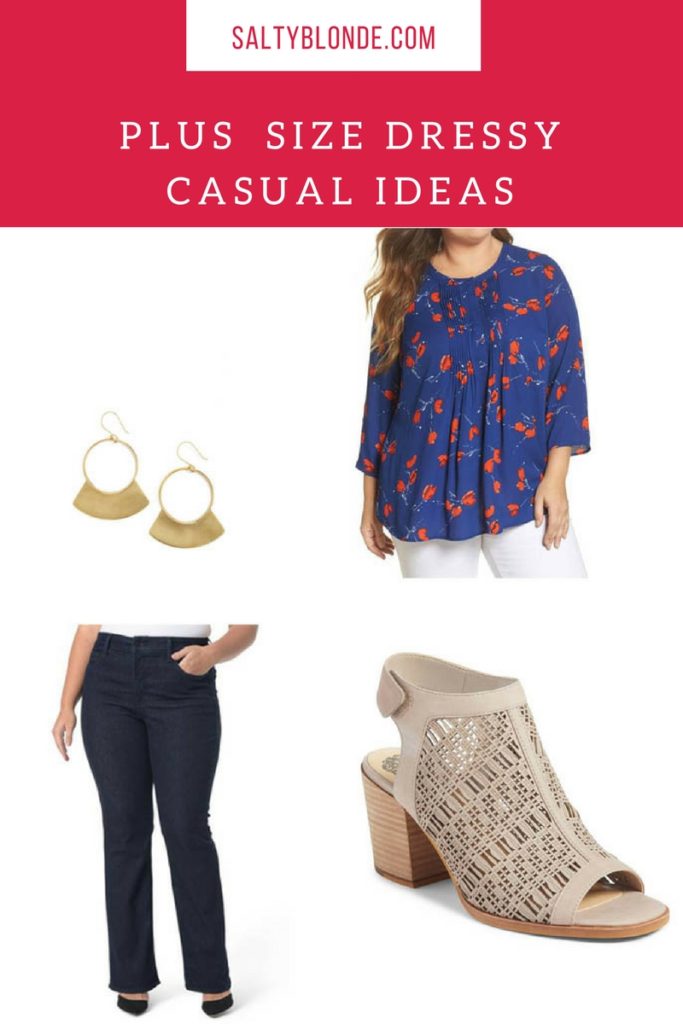 Dressy Casual Plus Size Outfit Ideas - Salty Blonde