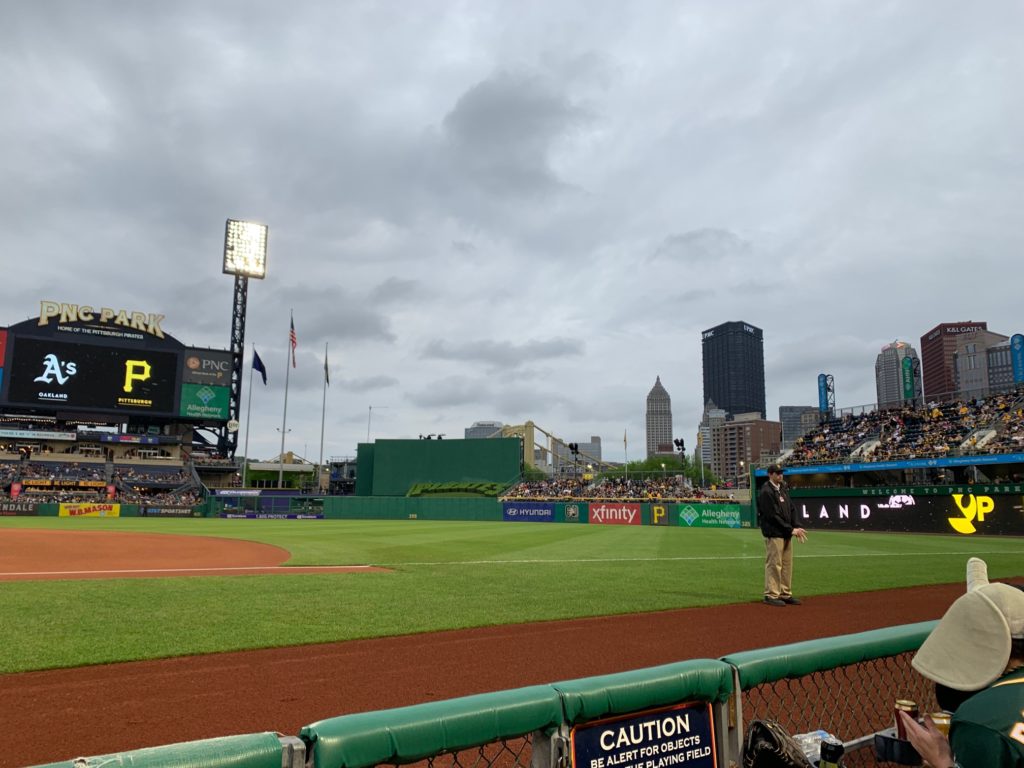 Clouds rolling into PNC Park