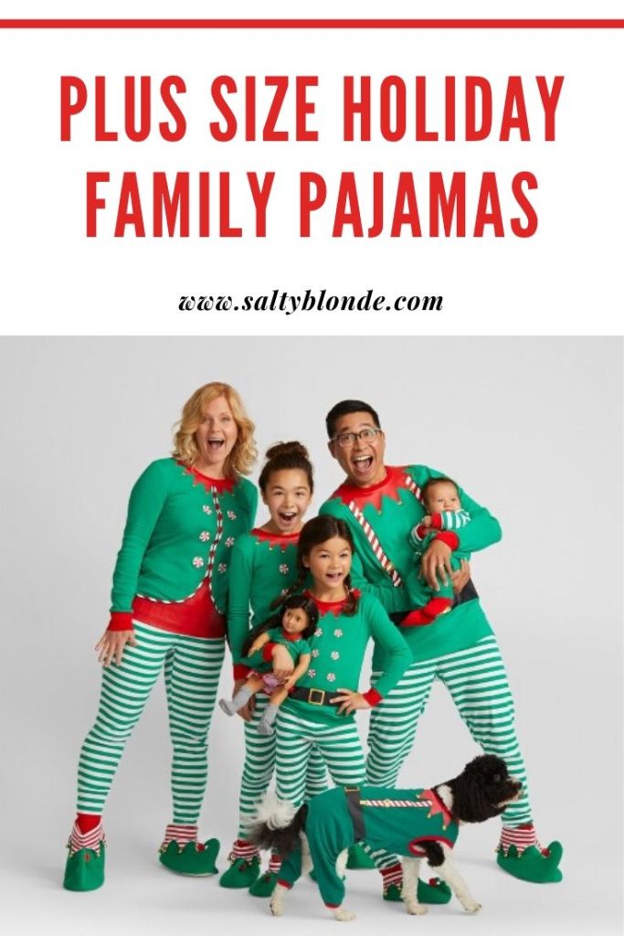 Plus Size Matching Family Pajamas - Salty Blonde